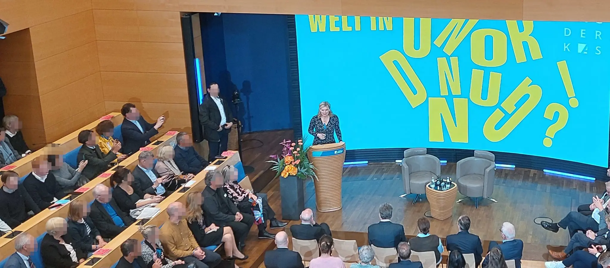 Tag der Konrad Adenauer Stiftung mit Bundestagspräsidentin, Julia Klöckner. Oktober 2025